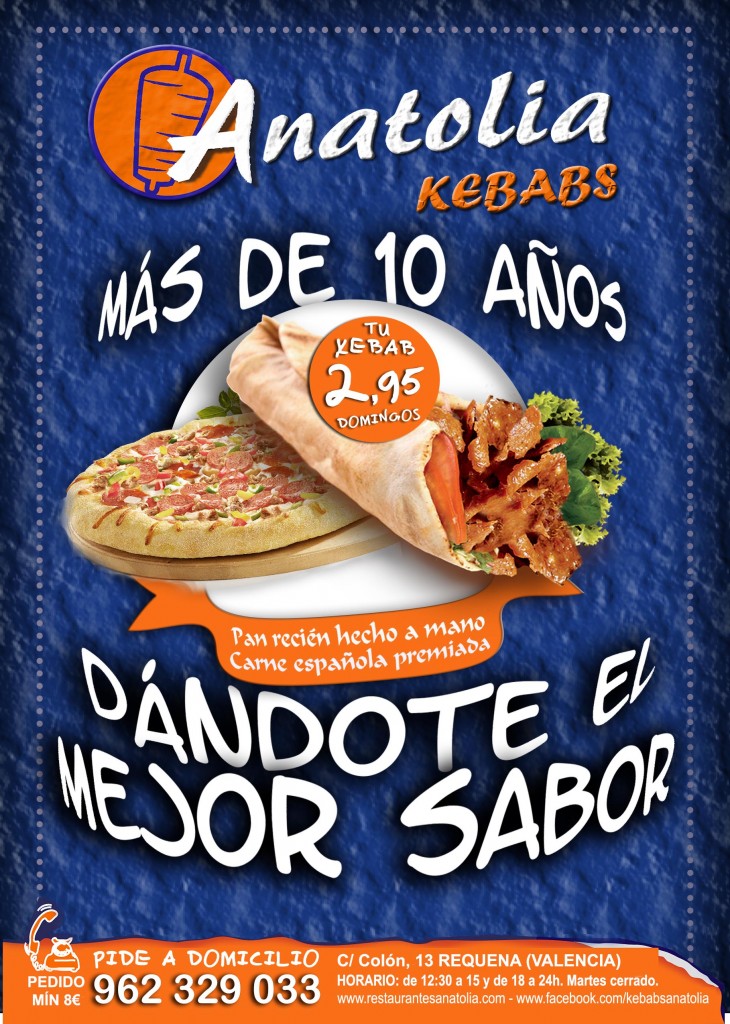 Anatolia kebabs Requena 2016